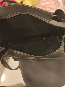 Stylish Grey Handbag Combo With Sling bag