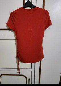 Bebe Red Hot Slim Fit T Shirt