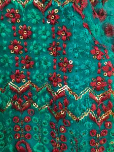 Sequin Ethnic Custom Peplum Top