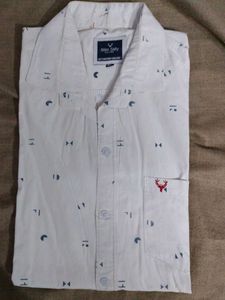 Allen Solly Printed Shirt - Size M