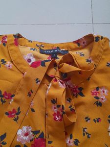 Beautiful Mustard Brand New Top