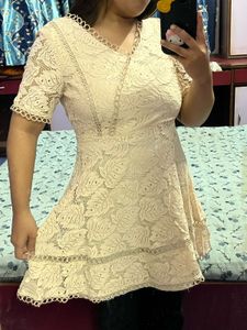 Pintrest Elegant Lace Fit &amp; Flare Dress