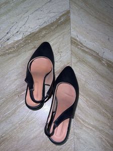Black Slingback Heels