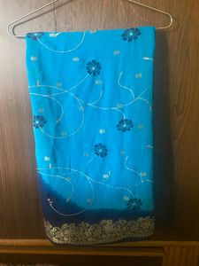 Georgette Silk Saree (Without Blouse)