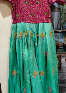 Lenin Jute Long Frock