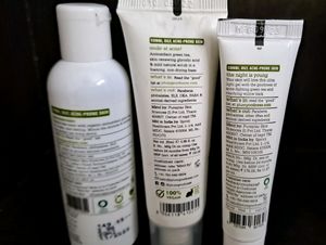 Plum Green Tea  FaceWash, Toner ,Night Gel Combo