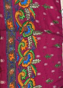 Punjabi Look Beautiful Duppta 4 Side Lace Lightly