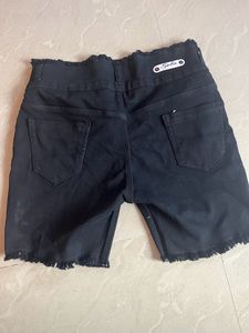 Black Denim Shorts Size 32