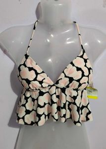 Chic Floral Bikini Top -