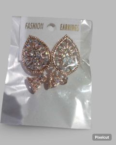 Teardrop Rhinestone Dangle Earrings