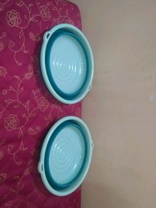 2 Small Folding Tubs