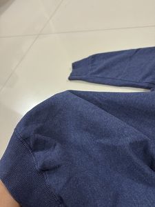 Navy Blue Oversized Sweatshirt For Women