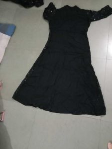 Elegant Black Embellished Pant Suit