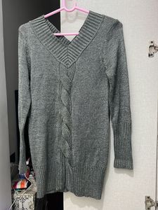 Designer Long Length Glittering Sweater
