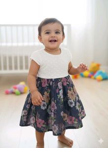 Cute Floral Baby Dress