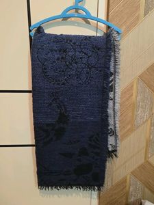 Stylish Blue Scarf woolen