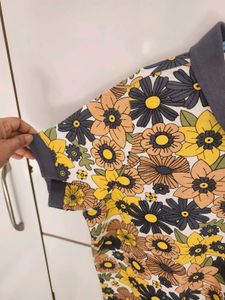 Dress With Flower Print