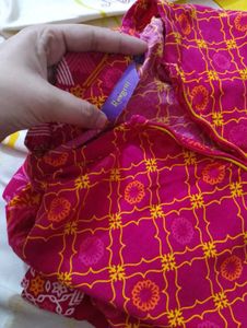Rangriti Pink Printed Kurti