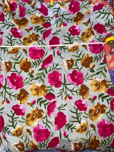 AHIKA Floral Print kurta 40 Inches