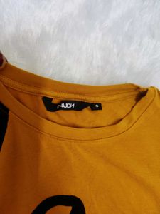 MUSTARD YELLOW CROP TOP