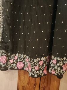 Dark Mehendi Color Aaliya Cut 3 Piece Suit