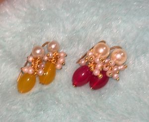 2 Pairs Earrings