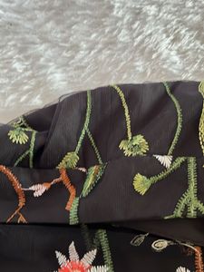 Floral Embroidered Skirt