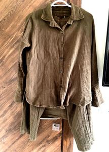 Olive Green Co-ord Set