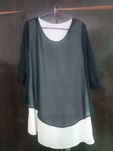 Navy Blue 💙 Oversized Tunic Top