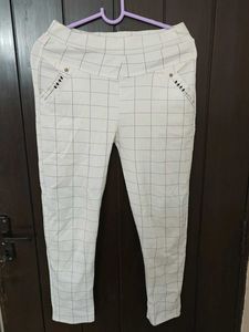 Checkered Casual Pants