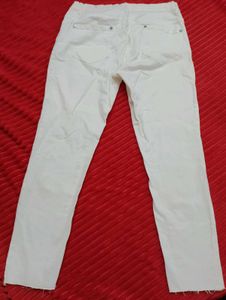 White Regular Fit Denim(New)
