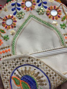 Embroidered Sling Bag