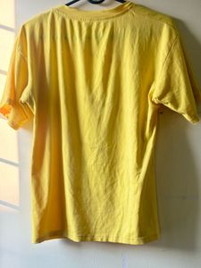 Yellow Graphic Print T-shirt