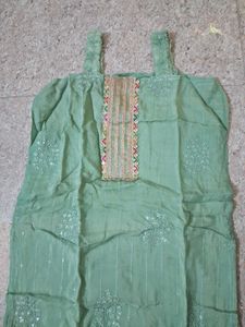 Elegant Mint Green Kurta Set