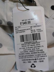 Polka Dot Midi Skirt