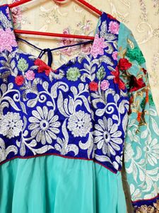 Embroidered Anarkali Dress