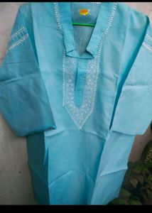 Traditional Bangali Kurta Chikenkari