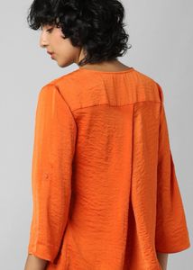 Only - Orange Satin Top
