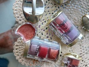 Weiya lip gloss 3 color Set purple red copper