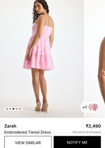 Cute summerdress pink, above knee,cotton