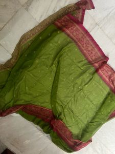 Red Embroidered Kurta
