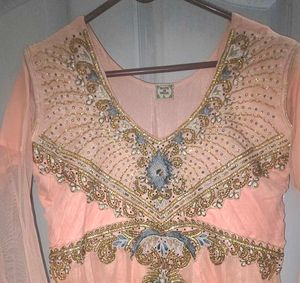 Elegant Ethnic Gown with stone work