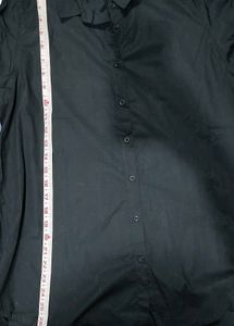 Oversized Black Casual Shirt