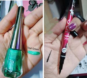 Black Sketch & Green Shimmer Eyeliner