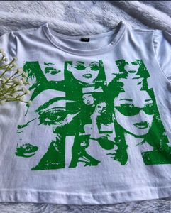 Shein Graphic Printed Top