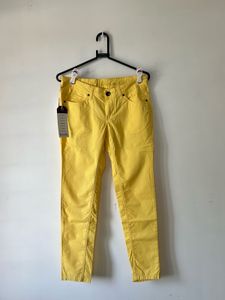 Yellow Casual Pants