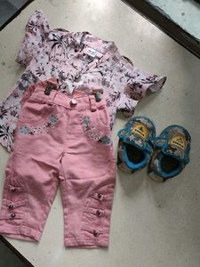Cute Floral Baby Outfit