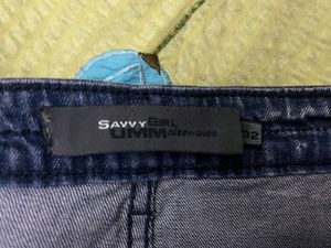 Dark Wash Denim Mini Skirt
