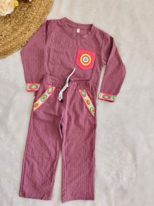 Adorable Kids' Outfit with Crochet Details