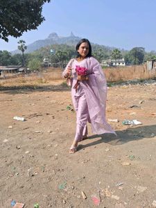 Lavender Salwar Kameez Suit